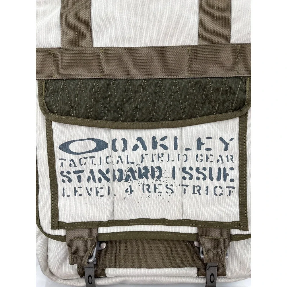 Oakley Tactical Field Gear Standard Issue Canvas Messenger Bag‎ Adjustable Strap